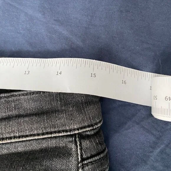 Joe's Jeans Women's 27 Skinny Medium Wash Dark Gray Stretch Denim Pants Low Rise - Picture 7 of 8